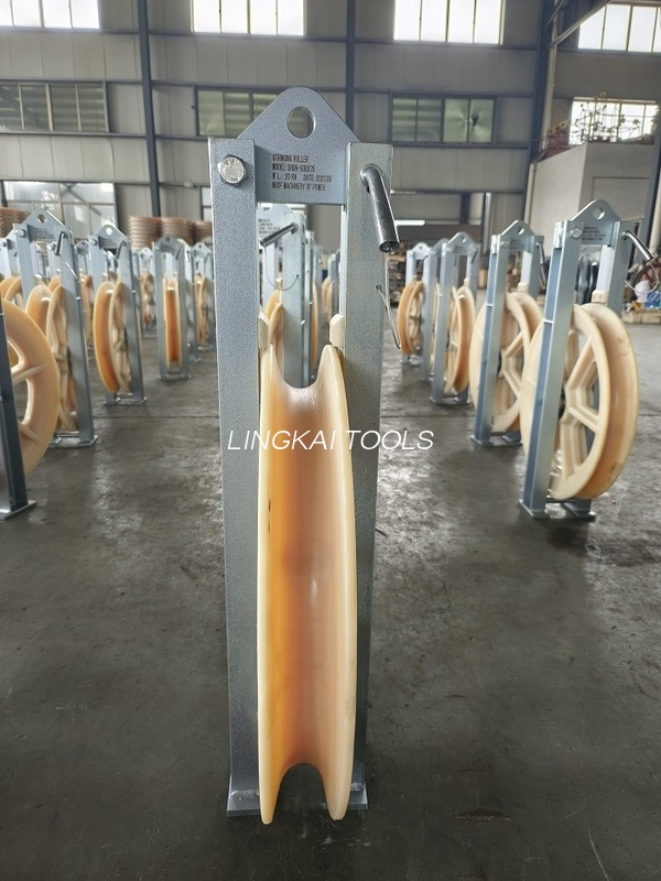 polia empacotada do condutor do diâmetro de 660mm que amarra o bloco com peças de nylon da transmissão de energia das rodas
