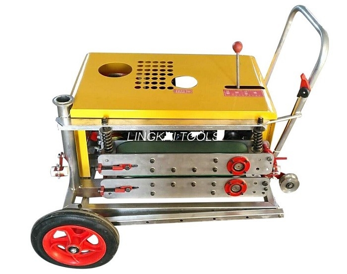 Máquina de transportar de cabo amarelo para puxador de cabo, máquina de posicionamento de arame eficiente