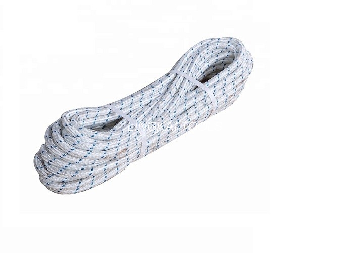 Corda de nylon trançada isolada seda dobro, multi corda puxando do cabo da cor