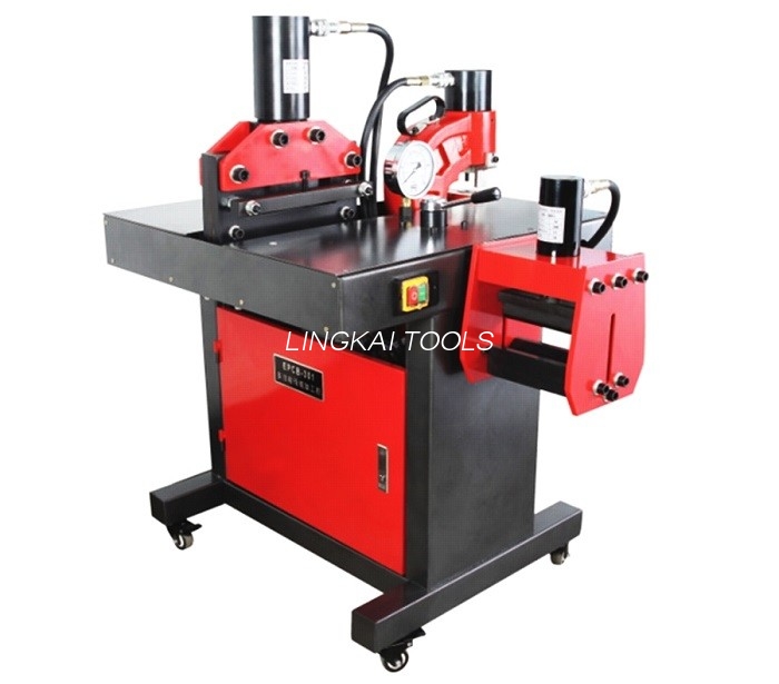 Máquina de corte de dobra hidráulica da barra da ferramenta de friso de 220V 50HZ para a placa do Al/Cu de 150X10mm
