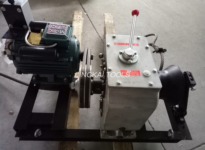 extrator/cabo bonde de 3 toneladas do fio de 220v 380v que puxa ferramentas para a construção do poder