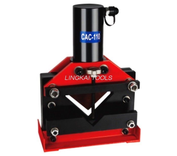 altura de aço 75 * 75 * 6mm do cortador 405mm do ângulo hidráulico da força de corte 250KN