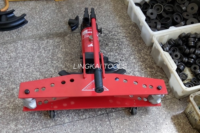 Dobrador de tubulação manual portátil/dobrador hidráulico do tubo espessura de parede de 2,5 - de 5mm
