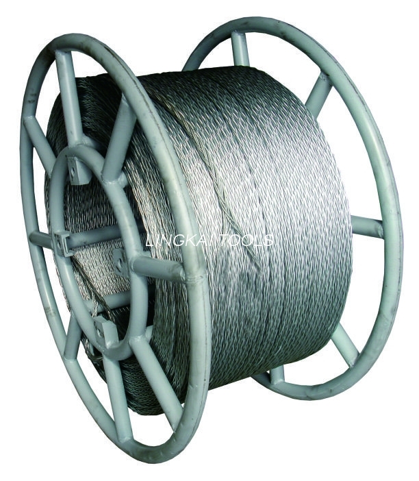 corda de fio de aço trançada anti torção de 13mm para amarração do único condutor