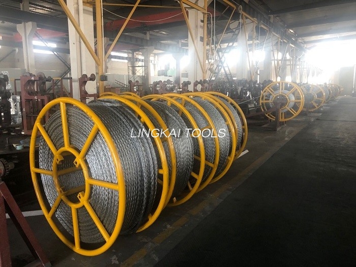 corda de fio de aço de torção de 20mm anti para três condutores empacotados que amarram a linha de transmissão