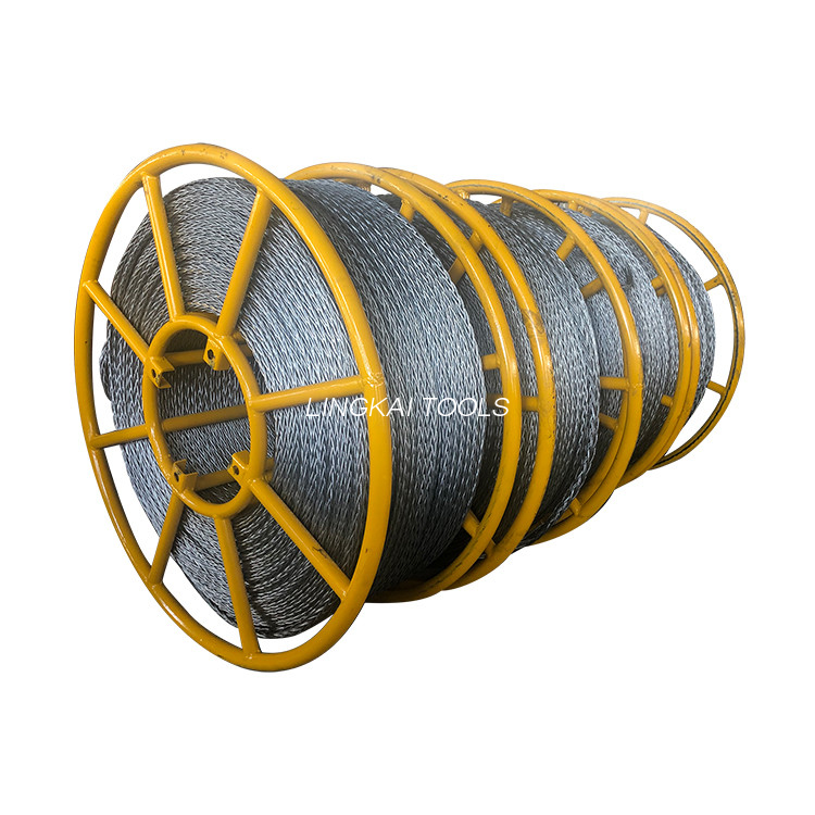 Linha de transmissão aplicada antitorção galvanizada de alta elasticidade da corda de fio de aço trançada de 13mm